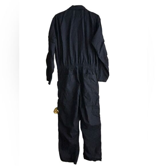 Carhartt Men's Flame Resistant Unlined Coverall Dark Blue Size Medium EUC 1 0449 - Picture 12 of 14